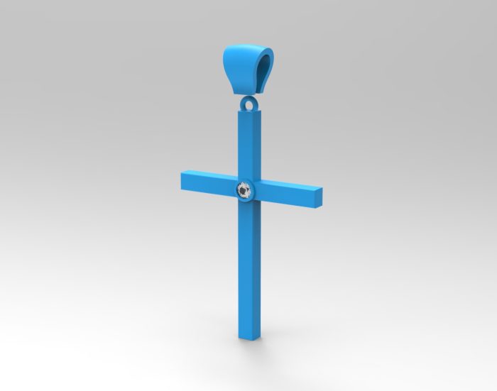 simple cross pendant (p-3.45-01)